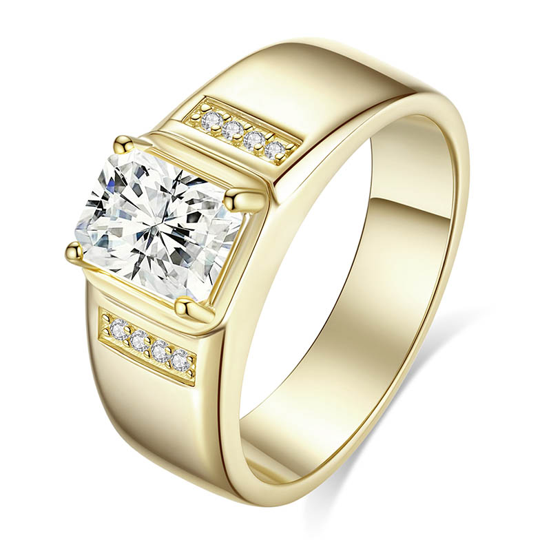 How does a moissanite ring combine dazzling brilliance with enduring value?